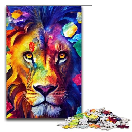 Puzzle für Erwachsene 1000 Stück Löwen-Puzzles Spiel Spielzeug Lustige 1000 PCS von ouynngjing