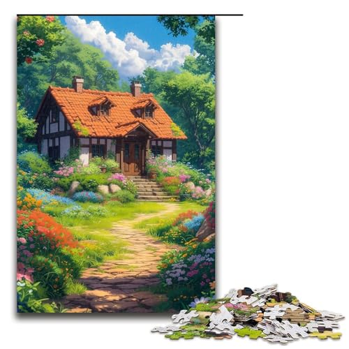 Puzzle für Erwachsene 1000 Teile „Leben auf dem Land“ Geburtstagsgeschenk für Teenager ab 14 Jahren 1000 Teile (75 x 50 cm) von ouynngjing