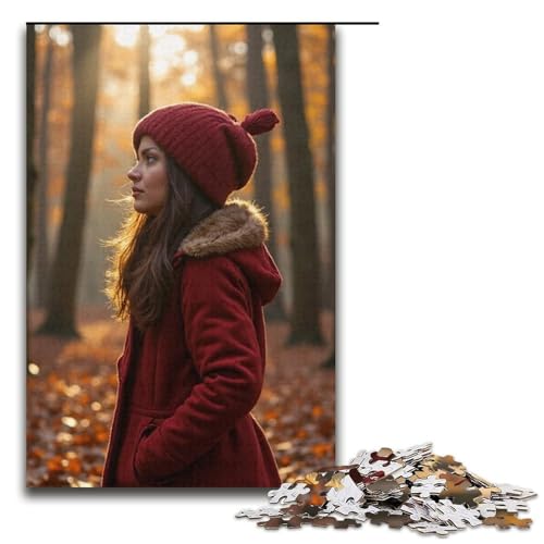 Puzzle für Erwachsene 1000 Teile Ahornwald () Puzzle Lernspiele für Zuhause DIY-Spielzeug tolles Geschenk für Spiele 1000 Teile (38 x 26 cm) von ouynngjing