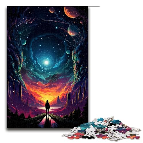 Puzzle für Erwachsene 1000 Teile Amazing Night Puzzle Spiele Spielzeug Geschenk geeignet für die Schreibtischdekoration 1000 Teile (75 x 50 cm) von ouynngjing