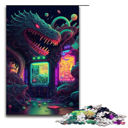 Puzzle für Erwachsene 1000 Teile Arcade Horror Familie Holzpuzzle Lernspiel Herausforderung Spielzeug 1000 PCS Puzzle für Erwachsene 1000 Teile Arcade Horror Familie Holzpuzzle Lernspiel Herausforderung Spielzeug 1000 PCS von ouynngjing