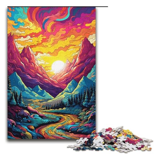 Puzzle für Erwachsene 1000 Teile Arctic_Granite_Mountai Geburtstagsgeschenk für Teenager ab 14 Jahren 1000 Teile (38 x 26 cm) von ouynngjing