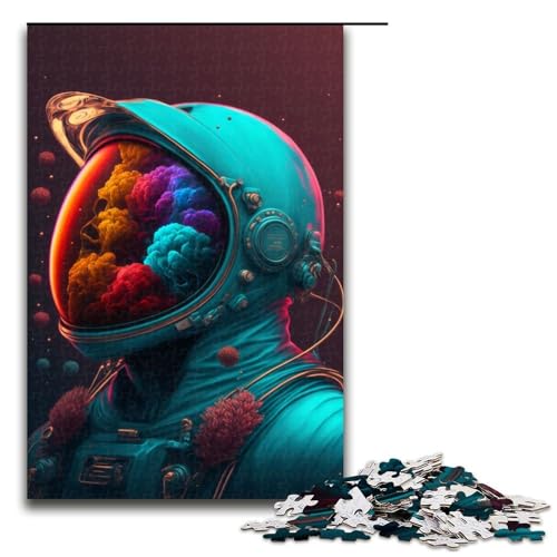 Puzzle für Erwachsene 1000 Teile Astronautenposter3 Holzpuzzle für Kinder Lernspiel 1000 Teile von ouynngjing