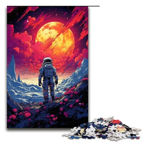 Puzzle für Erwachsene 1000 Teile Auf der Suche nach Astronauten Puzzles Spiel Spielzeug Lustig 1000 PCS (75x50cm) von ouynngjing