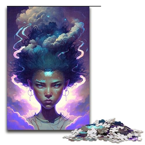 Puzzle für Erwachsene 1000 Teile Beauty Girl Puzzles Spiel Spielzeug Lustige 1000 PCS von ouynngjing