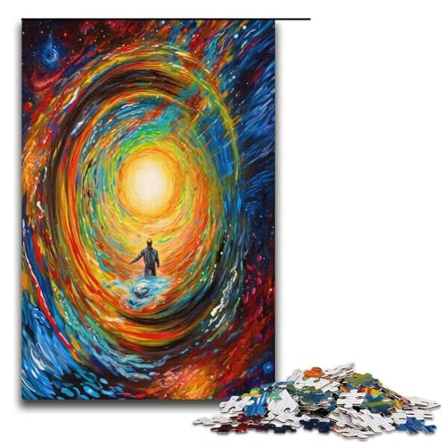 Puzzle für Erwachsene 1000 Teile Blick in die Unendlichkeit Puzzlespiel lustiges Spielzeug 1000 Teile (38 x 26 cm) von ouynngjing
