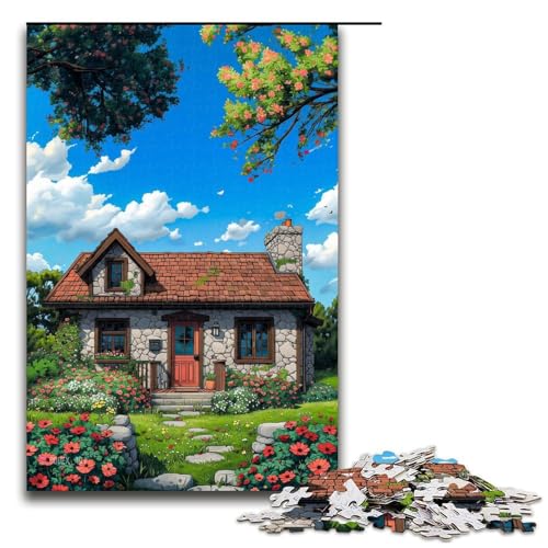 Puzzle für Erwachsene 1000 Teile Blumen und Pflanzenwelt Holzpuzzle 1000 Teile (75 x 50 cm) von ouynngjing