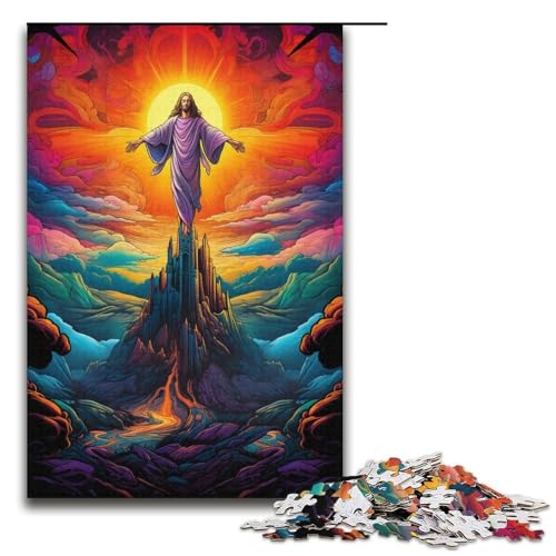 Puzzle für Erwachsene 1000 Teile Brasilien Jesus Retter Puzzle Spiel Spielzeug Lustiges 1000 PCS (38x26cm) von ouynngjing