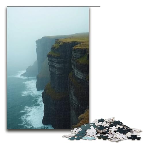 Puzzle für Erwachsene 1000 Teile Cliff Heimdekoration Puzzle-Spielzeug Geschenk für die ganze Familie 1000 Teile (75 x 50 cm) von ouynngjing