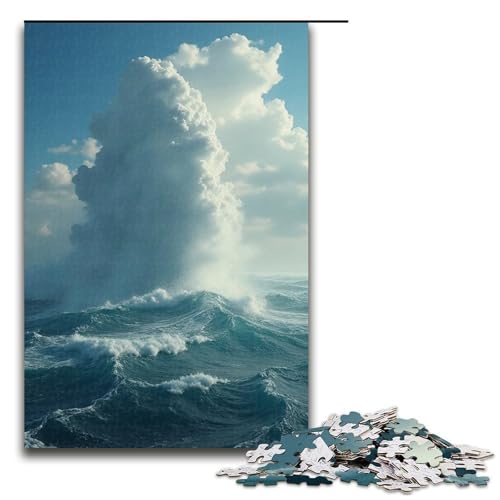 Puzzle für Erwachsene 1000 Teile Der Wind steigt auf Familien-Holzpuzzle Lernspiel Herausforderungsspielzeug 1000 Teile (75 x 50 cm) von ouynngjing