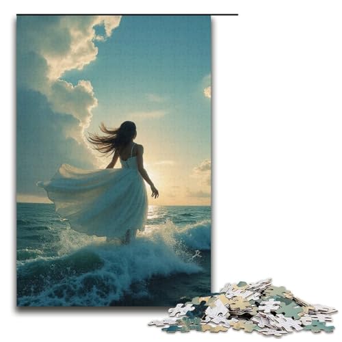 Puzzle für Erwachsene 1000 Teile Der Wind steigt auf Geburtstagsgeschenk für Teenager ab 14 Jahren 1000 Teile (38 x 26 cm) von ouynngjing