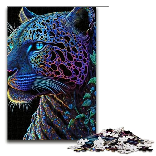 Puzzle für Erwachsene 1000 Teile Die Bunte Leopardenfamilie Holzpuzzle Lernspiel Herausforderungsspielzeug 1000 PCS Puzzle für Erwachsene 1000 Teile Die Bunte Leopardenfamilie Holzpuzzle Lernspiel Herausforderungsspielzeug 1000 PCS von ouynngjing