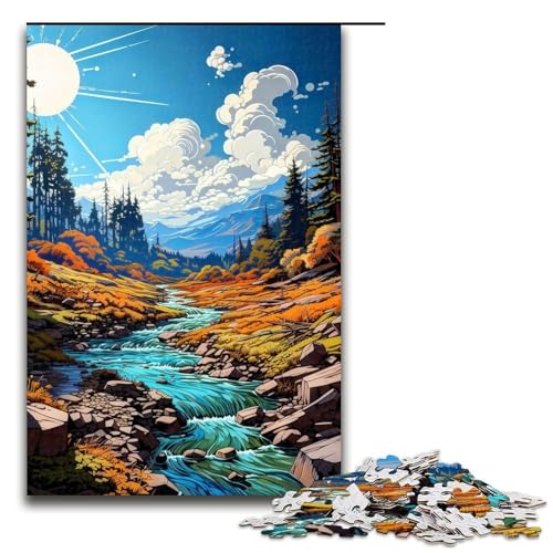 Puzzle für Erwachsene 1000 Teile Die Farben des Herbstes Puzzles Spiel Spielzeug Lustig 1000 PCS von ouynngjing