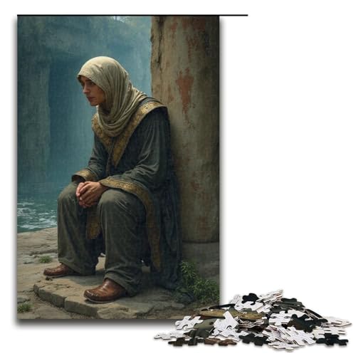 Puzzle für Erwachsene 1000 Teile Die Nacht ist noch Nicht hell Puzzlespiele Spielzeug Geschenk geeignet für die Schreibtischdekoration 1000 Teile (75 x 50 cm) von ouynngjing