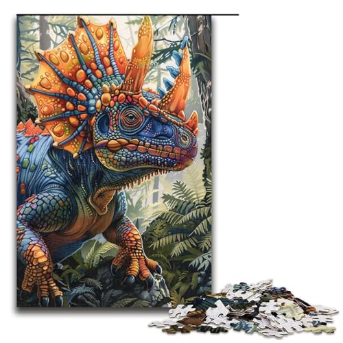 Puzzle für Erwachsene 1000 Teile DinosaurierHolzpuzzle für Kinder Lernspiel 1000 Teile (75 x 50 cm) von ouynngjing