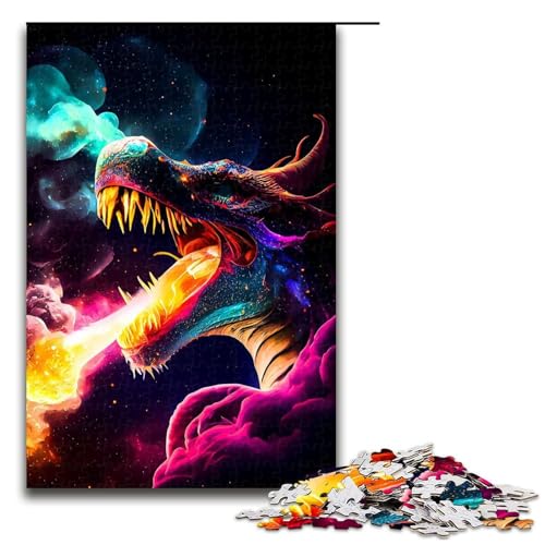 Puzzle für Erwachsene 1000 Teile Dragon995 Familie Holzpuzzle Lernspiel Herausforderung Spielzeug 1000 PCS Puzzle für Erwachsene 1000 Teile Dragon995 Familie Holzpuzzle Lernspiel Herausforderung Spielzeug 1000 PCS von ouynngjing