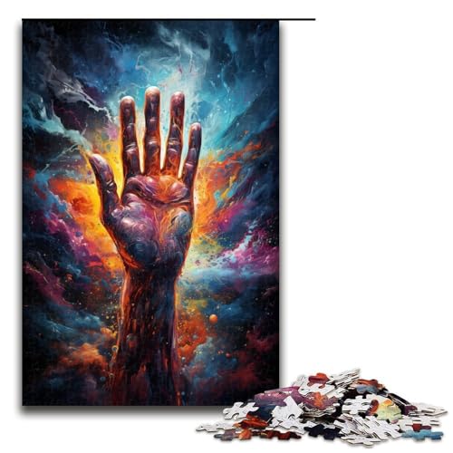 Puzzle für Erwachsene 1000 Teile Farb-Fantasie-Augen Puzzlespiel Spielzeug lustig 1000 Teile (75 x 50 cm) von ouynngjing