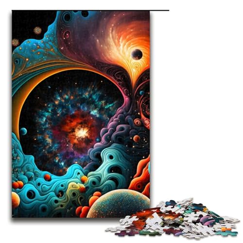 Puzzle für Erwachsene 1000 Teile Fraktalisierte Galaxie Puzzles Spiel Spielzeug Lustige 1000 PCS von ouynngjing