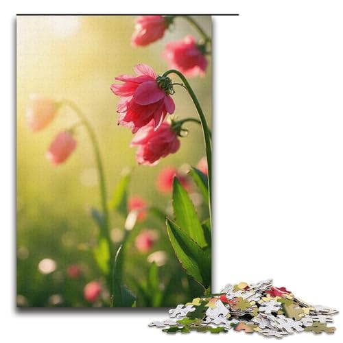 Puzzle für Erwachsene 1000 Teile Frühlingsfreude Geburtstagsgeschenk für Teenager ab 14 Jahren 1000 Teile (38 x 26 cm) von ouynngjing