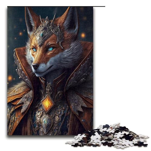 Puzzle für Erwachsene 1000 Teile Fuchs Puzzle Holzpuzzle Lernspiel Herausforderungsspielzeug 1000 Teile (75 x 50 cm) von ouynngjing