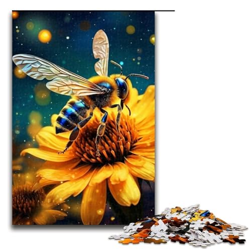 Puzzle für Erwachsene 1000 Teile Galaxie Bienen Puzzle Lernspiele für Zuhause DIY Spielzeug tolles Geschenk für Spiele 1000 Teile (75 x 50 cm) von ouynngjing