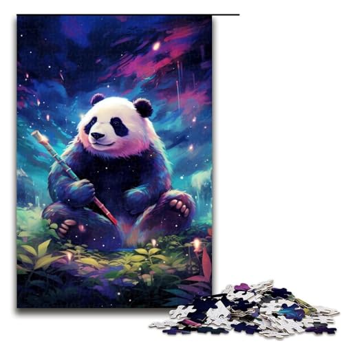 Puzzle für Erwachsene 1000 Teile Galaxie Panda Puzzle Lernspiele für Zuhause DIY Spielzeug tolles Geschenk für Spiele 1000 Teile (75 x 50 cm) von ouynngjing