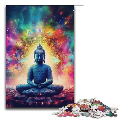 Puzzle für Erwachsene 1000 Teile GalaxieBuddha Puzzle Spiele Spielzeug Geschenk geeignet für die Schreibtischdekoration 1000 Teile (38 x 26 cm) von ouynngjing