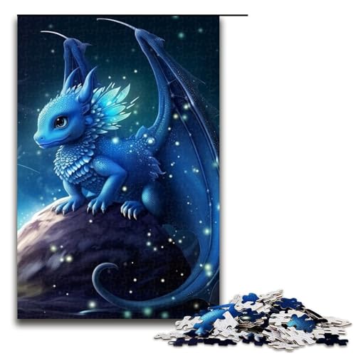 Puzzle für Erwachsene 1000 Teile Galaxy Dragon Baby Puzzle Lernspiele für Zuhause DIY Spielzeug tolles Geschenk für Spiele 1000 Teile (75 x 50 cm) von ouynngjing