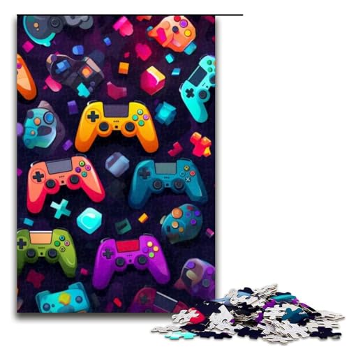 Puzzle für Erwachsene 1000 Teile Game Controller Familie Holzpuzzle Lernspiel Herausforderung Spielzeug 1000 PCS von ouynngjing