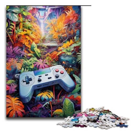 Puzzle für Erwachsene 1000 Teile Gamecontroller Holzpuzzle 1000 Teile (75 x 50 cm) von ouynngjing