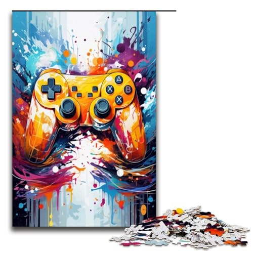 Puzzle für Erwachsene 1000 Teile Gamecontroller Puzzle Lernspiele für Zuhause DIY Spielzeug tolles Geschenk für Spiele 1000 Teile (75 x 50 cm) von ouynngjing