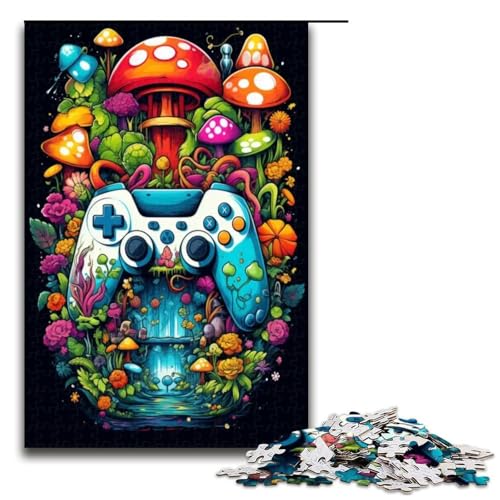 Puzzle für Erwachsene 1000 Teile Gamecontroller Puzzle Lernspiele für Zuhause DIY Spielzeug tolles Geschenk für Spiele 1000 Teile (75 x 50 cm) von ouynngjing