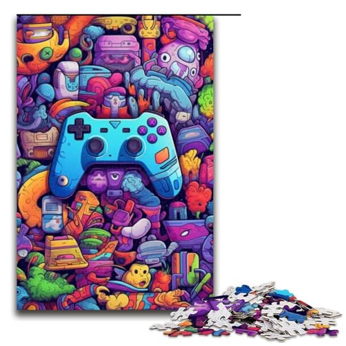 Puzzle für Erwachsene 1000 Teile GamecontrollerPuzzle Lernspiele für Zuhause DIYSpielzeug tolles Geschenk für Spiele 1000 Teile (75 x 50 cm) von ouynngjing
