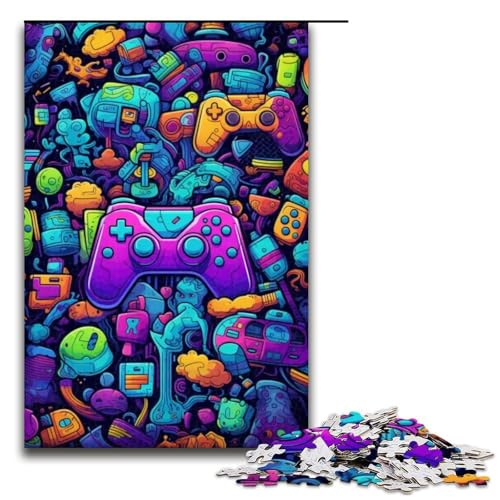 Puzzle für Erwachsene 1000 Teile GamecontrollerPuzzle jedes Teil ist einzigartig – anspruchsvolles Familienspiel 1000 Teile (75 x 50 cm) von ouynngjing