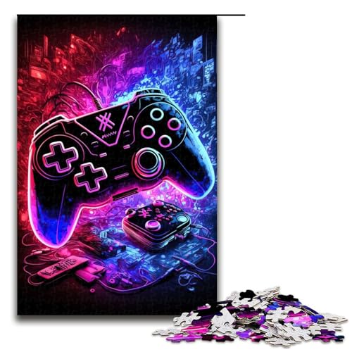Puzzle für Erwachsene 1000 Teile Gaming Neon9456 Puzzle Holzpuzzle Lernspiel Herausforderung Spielzeug 1000 PCS Puzzle für Erwachsene 1000 Teile Gaming Neon9456 Puzzle Holzpuzzle Lernspiel Herausforderung Spielzeug 1000 PCS von ouynngjing