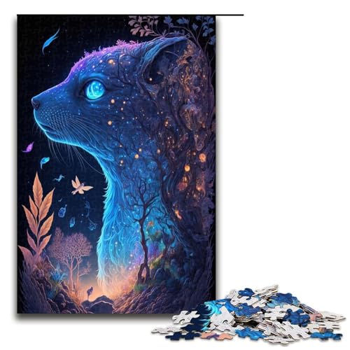 Puzzle für Erwachsene 1000 Teile Geister der Natur Geburtstagsgeschenk für Teenager ab 14 Jahren 1000 Teile (75 x 50 cm) von ouynngjing