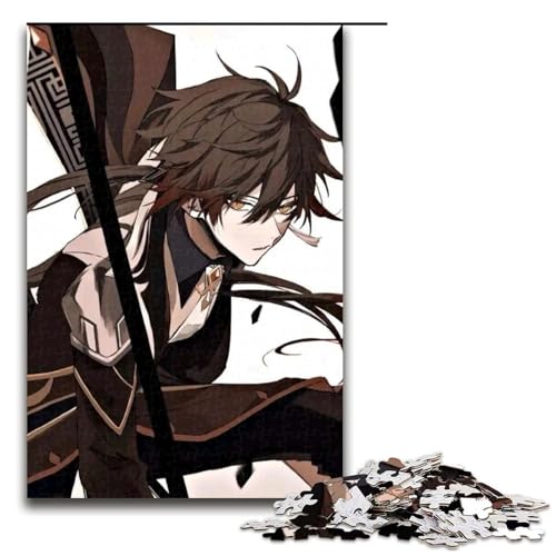 Puzzle für Erwachsene 1000 Teile Genshin Impact Puzzles Spiele Spielzeug Geschenk Geeignet für Desktop-Dekoration 1000 PCS von ouynngjing