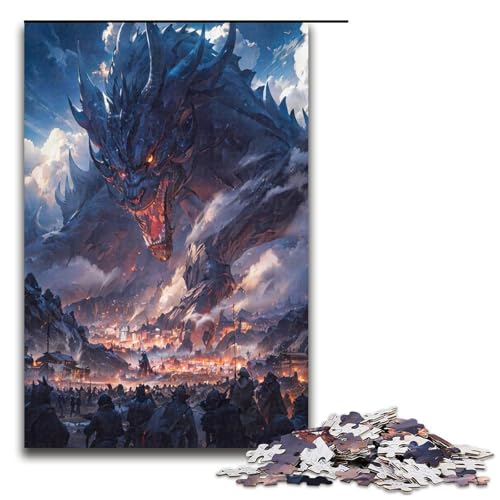 Puzzle für Erwachsene 1000 Teile Godly Beasts Puzzle Holzpuzzle Lernspiel Herausforderungsspielzeug 1000 Teile (75 x 50 cm) von ouynngjing