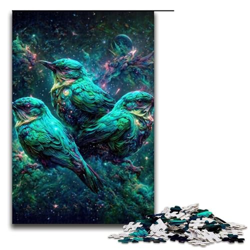 Puzzle für Erwachsene 1000 Teile Grünflächenvögel Puzzlespiel Spielzeug Lustiges 1000 PCS von ouynngjing