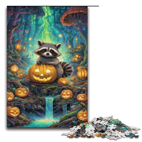 Puzzle für Erwachsene 1000 Teile Halloween Koala Puzzle Geburtstagsgeschenk für Teenager ab 14 Jahren 1000 Teile (38 x 26 cm) von ouynngjing