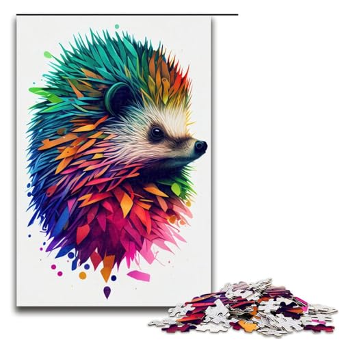 Puzzle für Erwachsene 1000 Teile Igel Pop Art Tier Holzpuzzle 1000 PCS Puzzle für Erwachsene 1000 Teile Igel Pop Art Tier Holzpuzzle 1000 PCS von ouynngjing