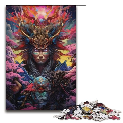 Puzzle für Erwachsene 1000 Teile Japanisches SakuraSamuraiPuzzle Lernspiele für Zuhause DIYSpielzeug tolles Geschenk für Spiele 1000 Teile (38 x 26 cm) von ouynngjing