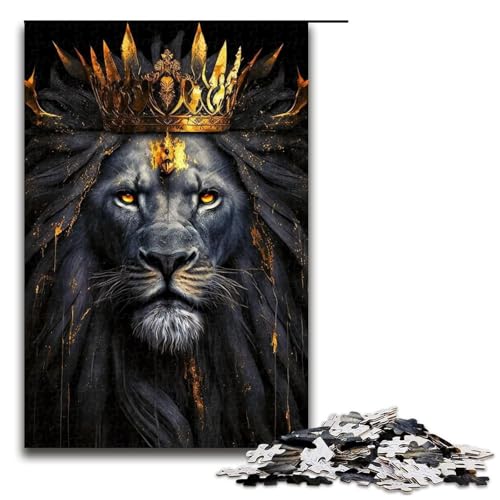 Puzzle für Erwachsene 1000 Teile König der Graslandlöwen Puzzlespiel Spielzeug Lustiges 1000 PCS von ouynngjing