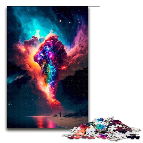 Puzzle für Erwachsene 1000 Teile Kosmische Explosion Puzzles Spiel Spielzeug Lustige 1000 PCS von ouynngjing