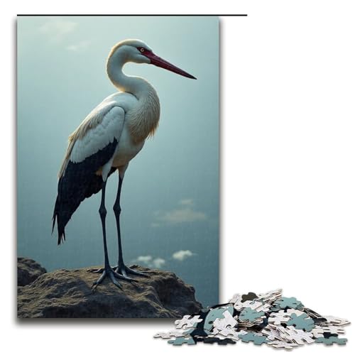 Puzzle für Erwachsene 1000 Teile Kranich-Puzzle Lernspiele für Zuhause DIY-Spielzeug tolles Geschenk für Spiele 1000 Teile (75 x 50 cm) von ouynngjing