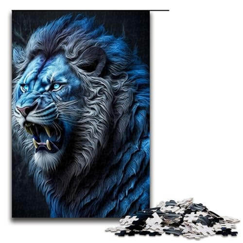 Puzzle für Erwachsene 1000 Teile Löwe 25 Unmögliches Puzzle Familienspiel Stressabbau Schwierige Herausforderung 1000 PCS von ouynngjing