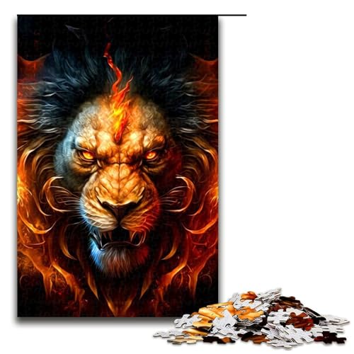 Puzzle für Erwachsene 1000 Teile Löwe 8 Familie Holzpuzzle Lernspiel Herausforderung Spielzeug 1000 PCS Puzzle für Erwachsene 1000 Teile Löwe 8 Familie Holzpuzzle Lernspiel Herausforderung Spielzeug 1000 PCS von ouynngjing