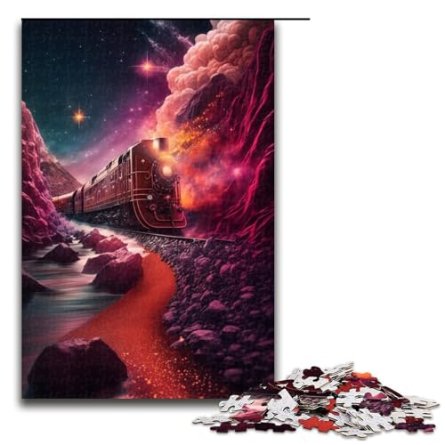Puzzle für Erwachsene 1000 Teile Magic Train Puzzles Spiel Spielzeug Lustige 1000 PCS von ouynngjing