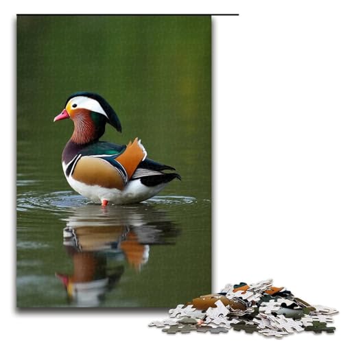 Puzzle für Erwachsene 1000 Teile Mandarin-Ententeich Puzzlespiel lustiges Spielzeug 1000 Teile (75 x 50 cm) von ouynngjing
