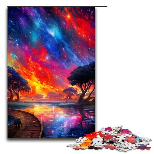 Puzzle für Erwachsene 1000 Teile Marvelous River Unmögliches Puzzle Familienspiel Stressabbau Schwierige Herausforderung 1000 Teile (75 x 50 cm) von ouynngjing